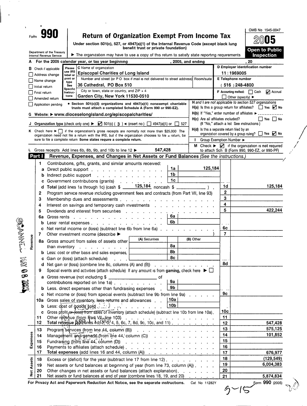 Return of Organization Exempt from Income