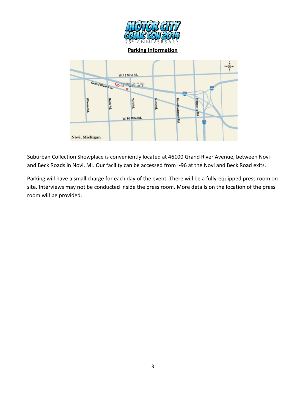 Parking Information