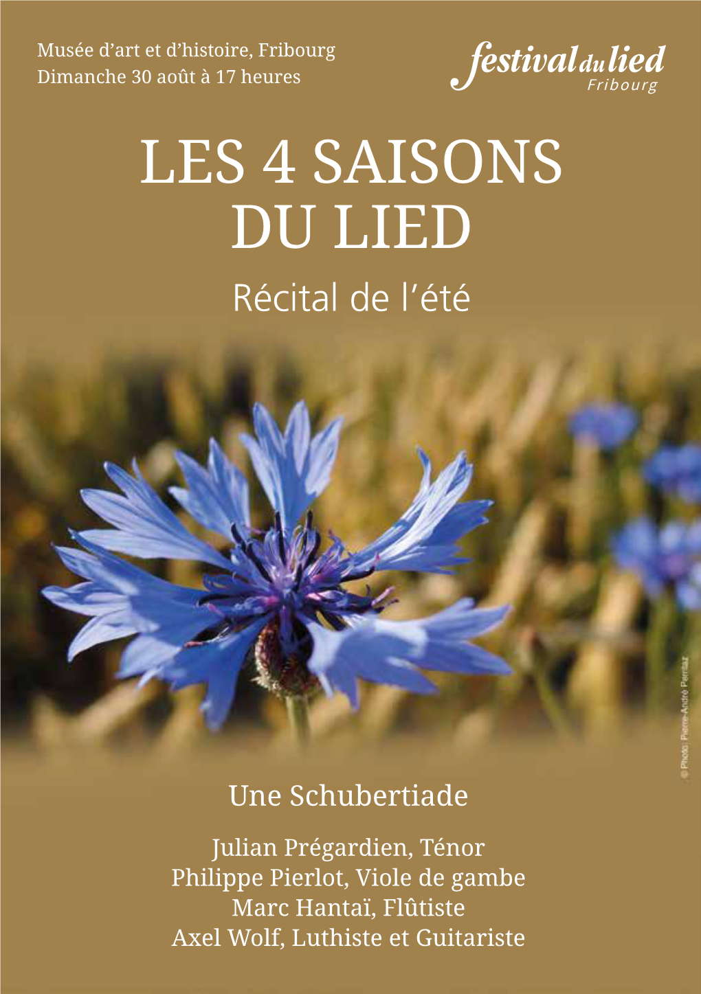 LES 4 SAISONS DU LIED Récital De L’Été