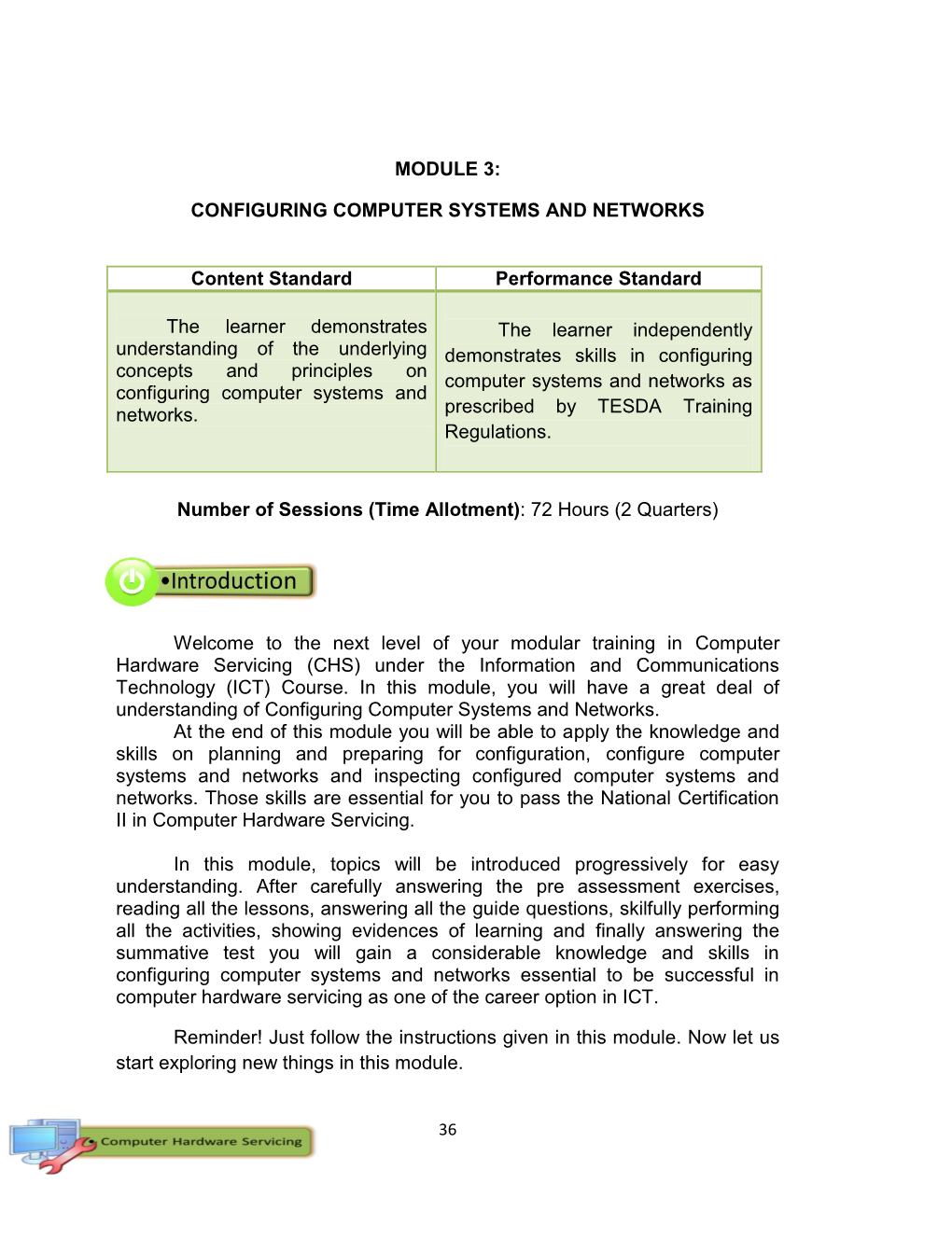 Module 3: Configuring Computer Systems And