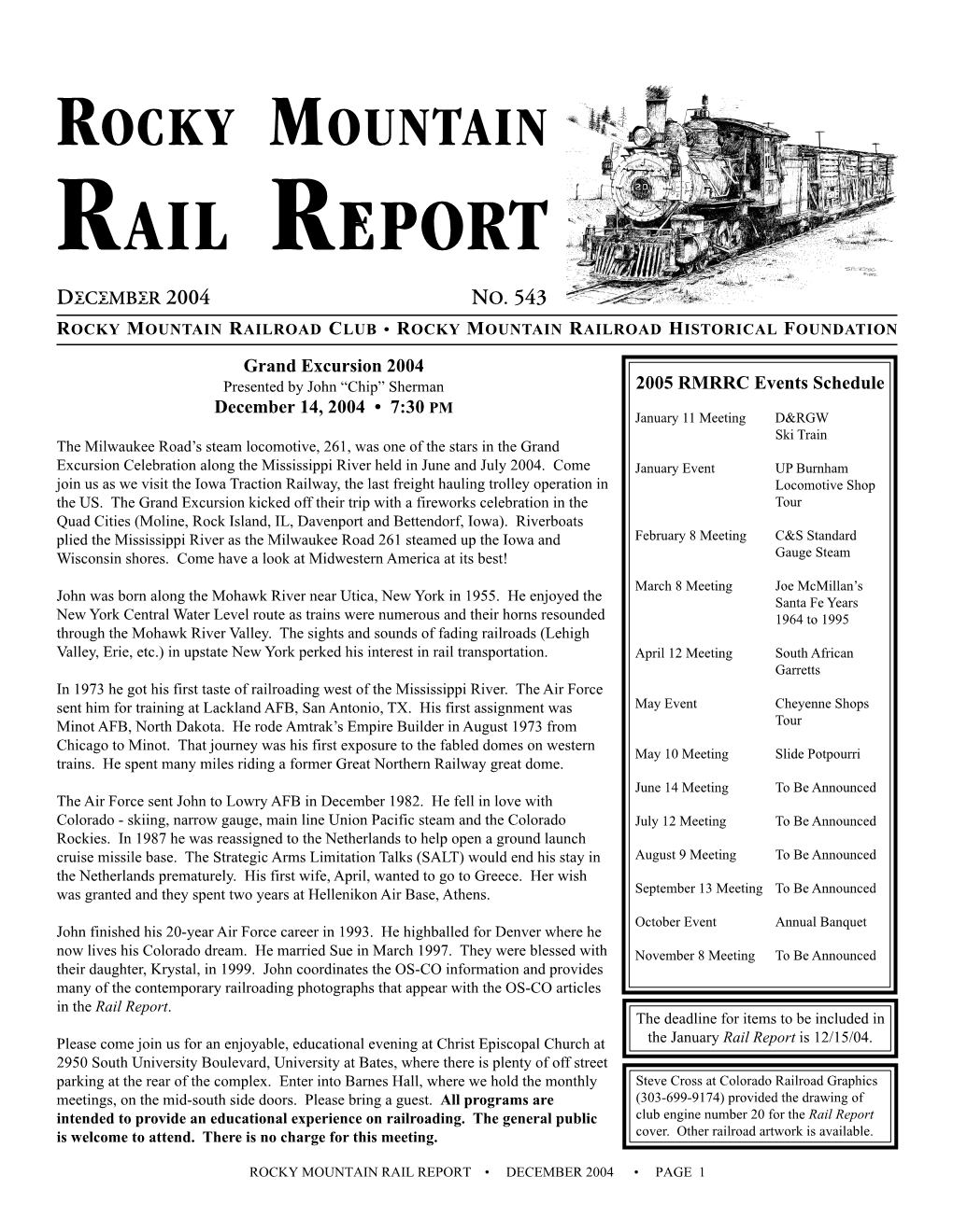 Rail Report December 2004 No