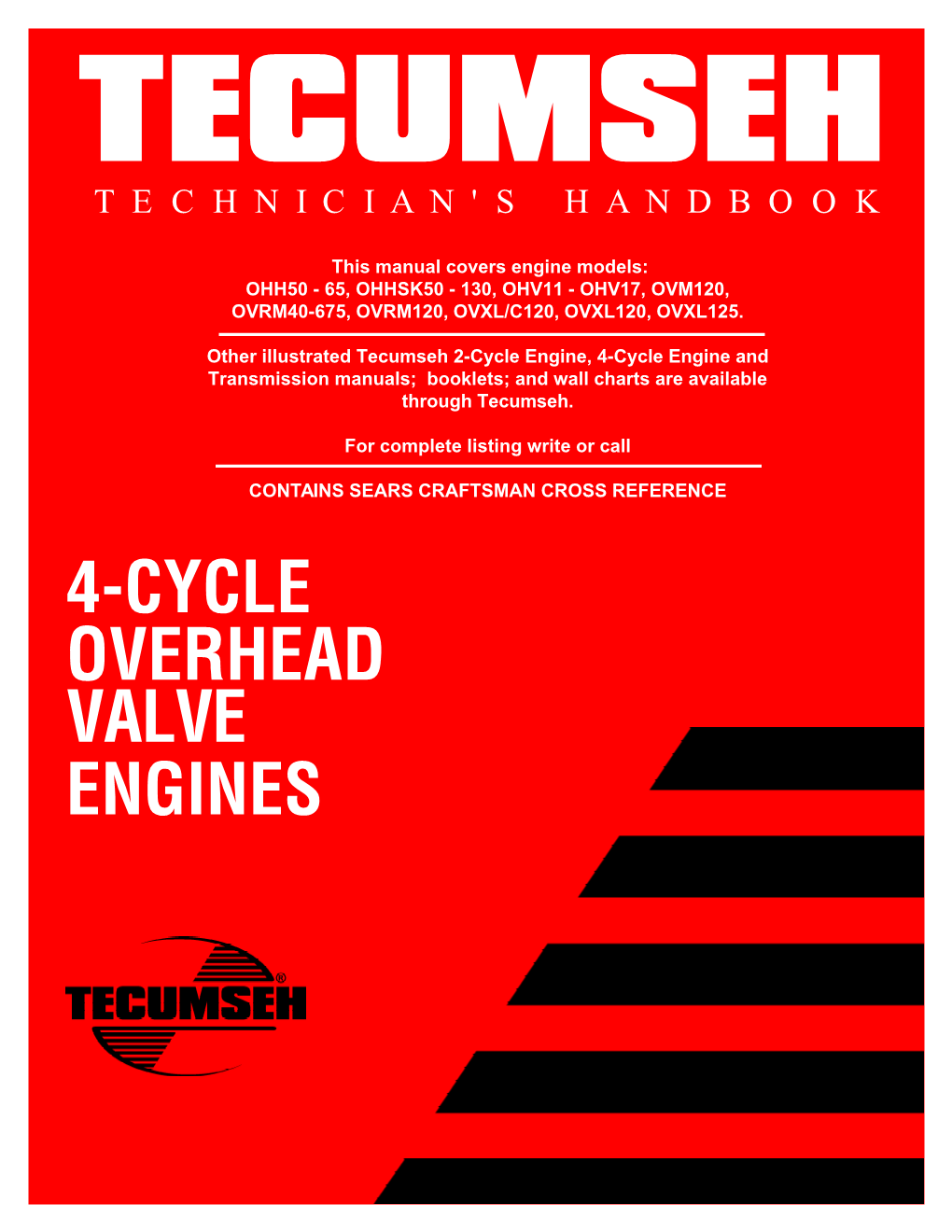 4-Cycle Overhead Valve Engines Contents