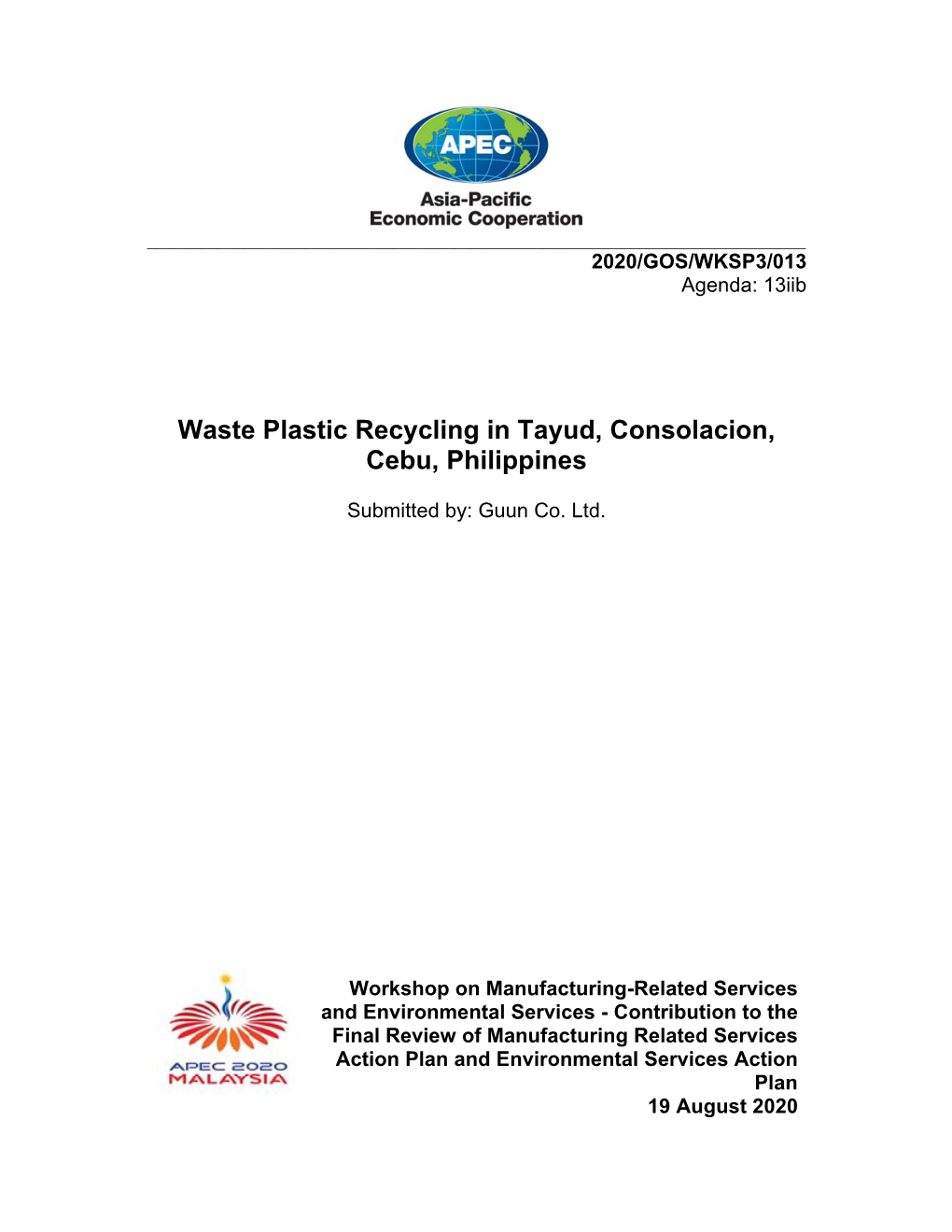 Waste Plastic Recycling in Tayud, Consolacion, Cebu, Philippines