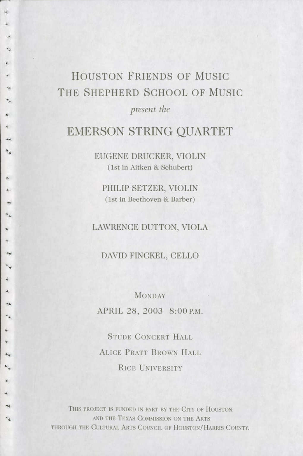 Emerson String Quartet