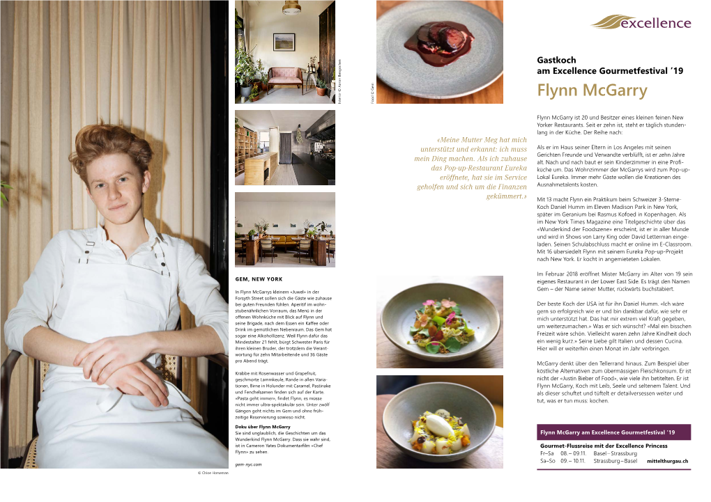 Flynn Mcgarry © Gem Food © Aaron Bengochea Interior