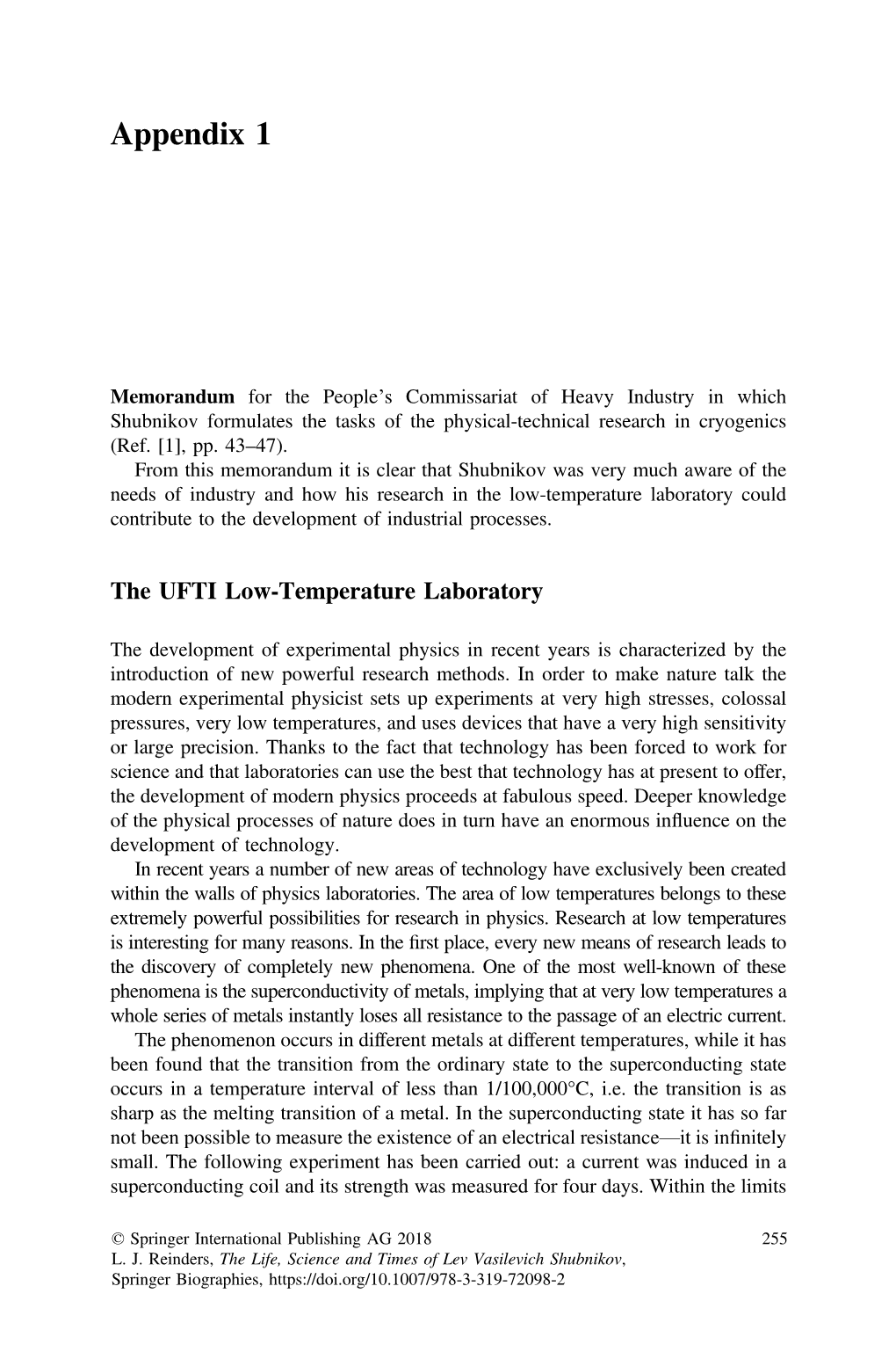 The Life, Science and Times of Lev Vasilevich Shubnikov