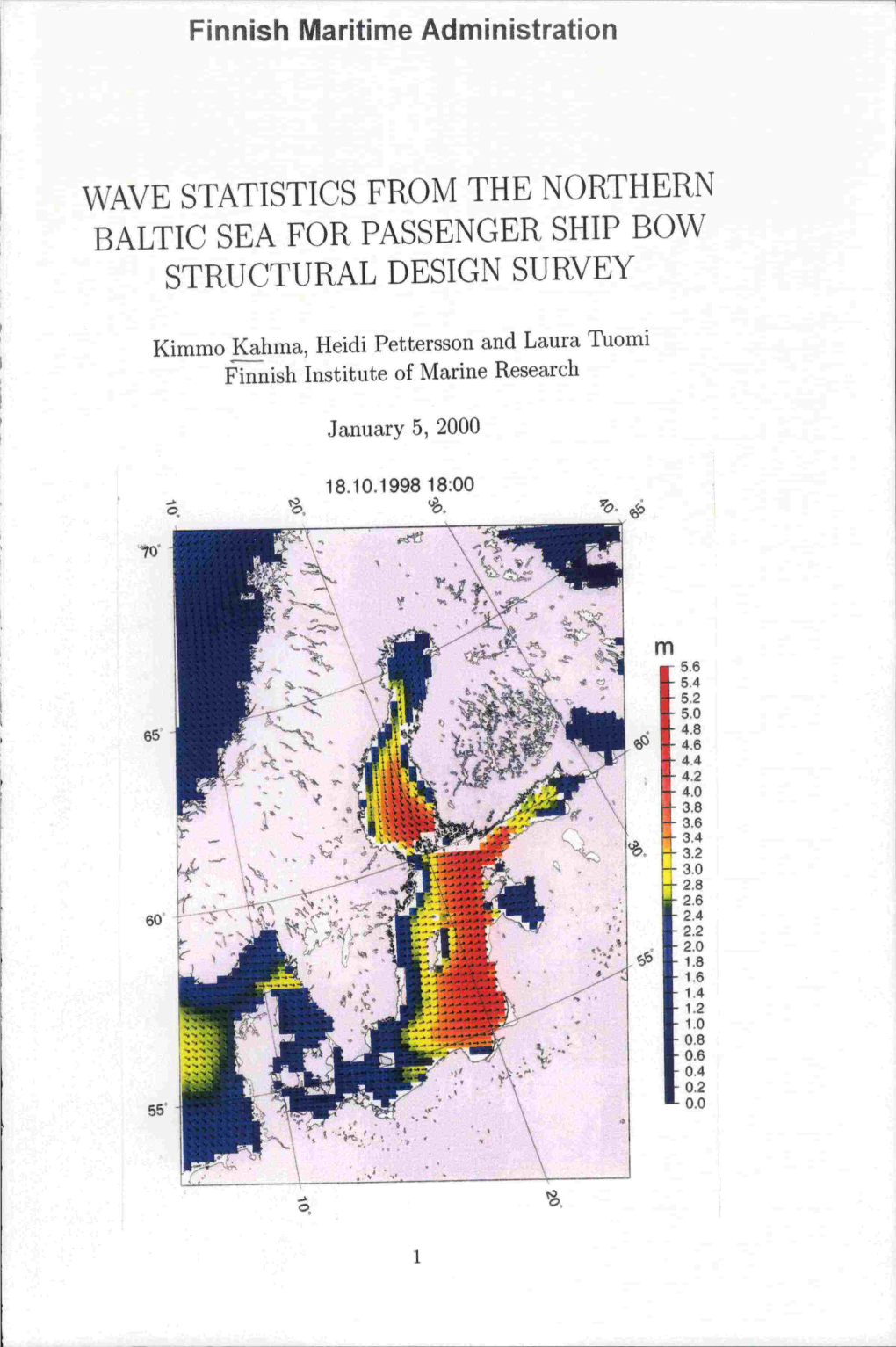 Baltic Sea for Passenger Ship Bow Structural Design