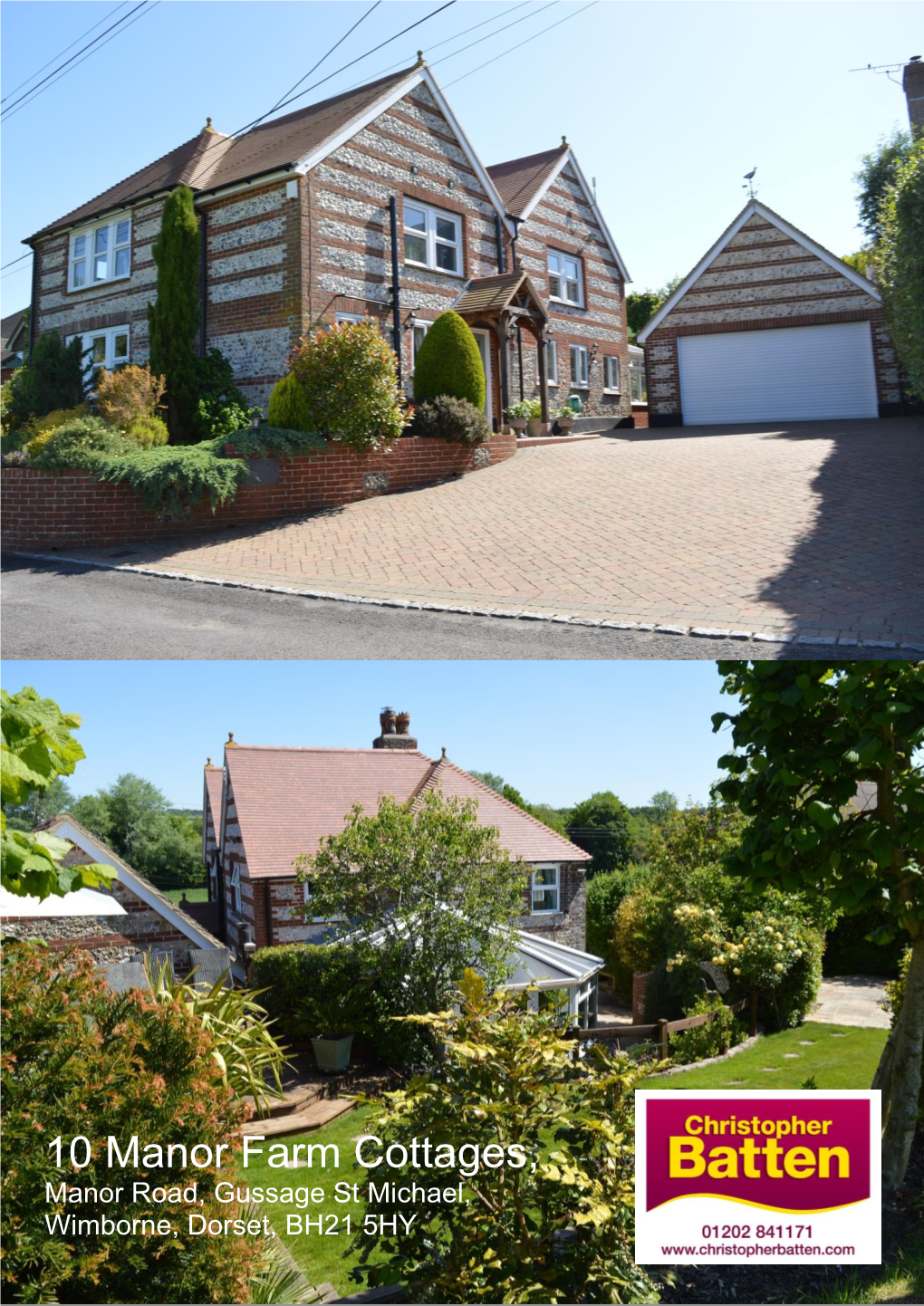 10 Manor Farm Cottages, Manor Road, Gussage St Michael, Wimborne, Dorset, BH21 5HY