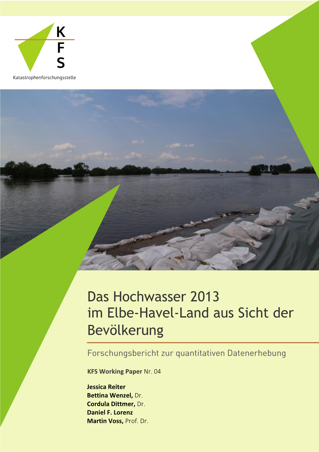 Das Hochwasser 2013 Im Elbe-Havel-Land Aus Sicht Der Bevölkerung