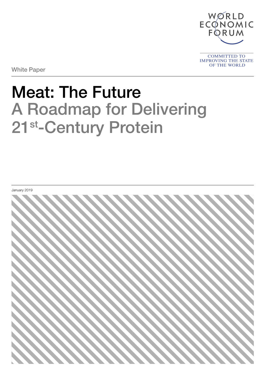 Meat: the Future a Roadmap for Delivering 21St-Century Protein