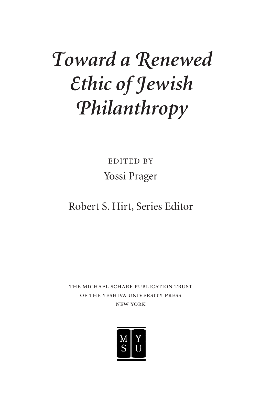 Chaim Waxman American Jewish Philanthropy.Pdf