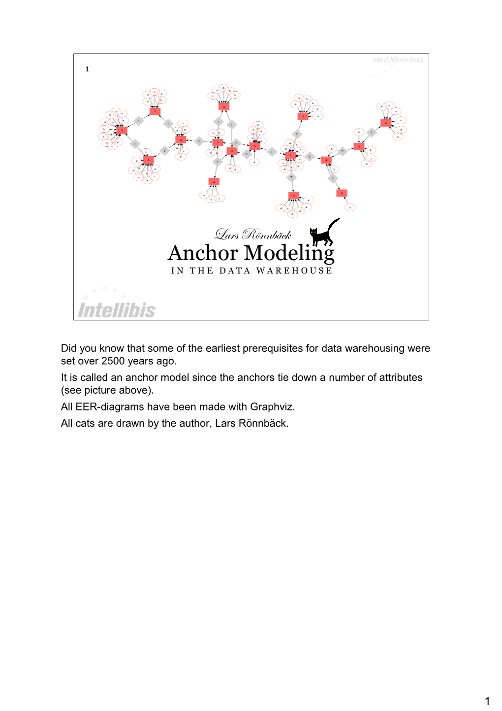 Anchor Modeling TDWI Presentation