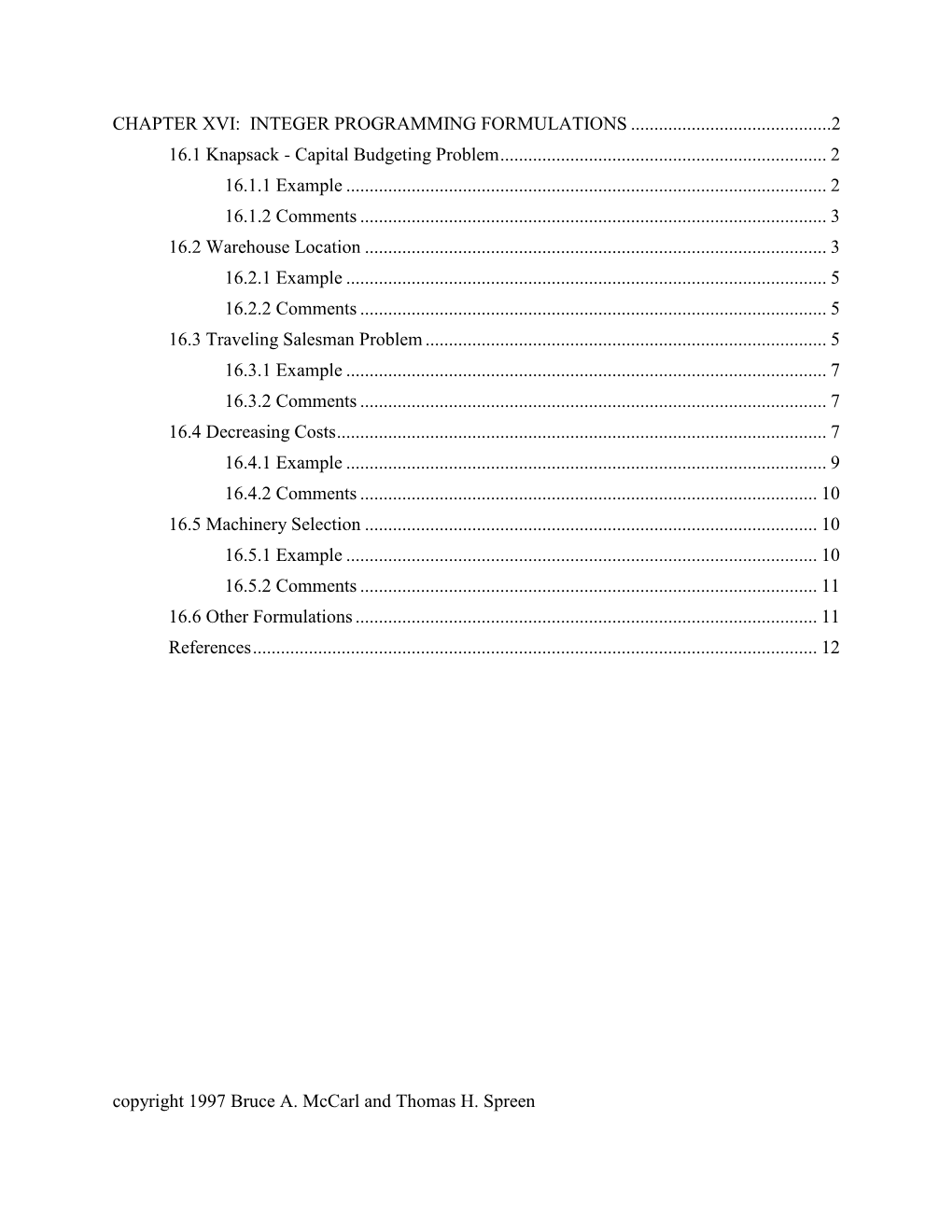 Applied Integer Programming