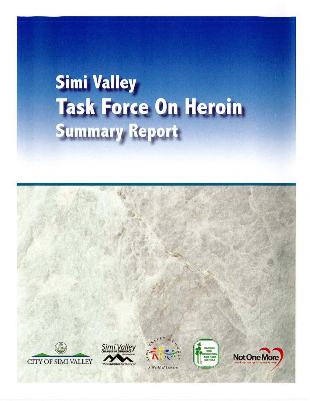 Simi Valley Task Force on Heroin Summary Report