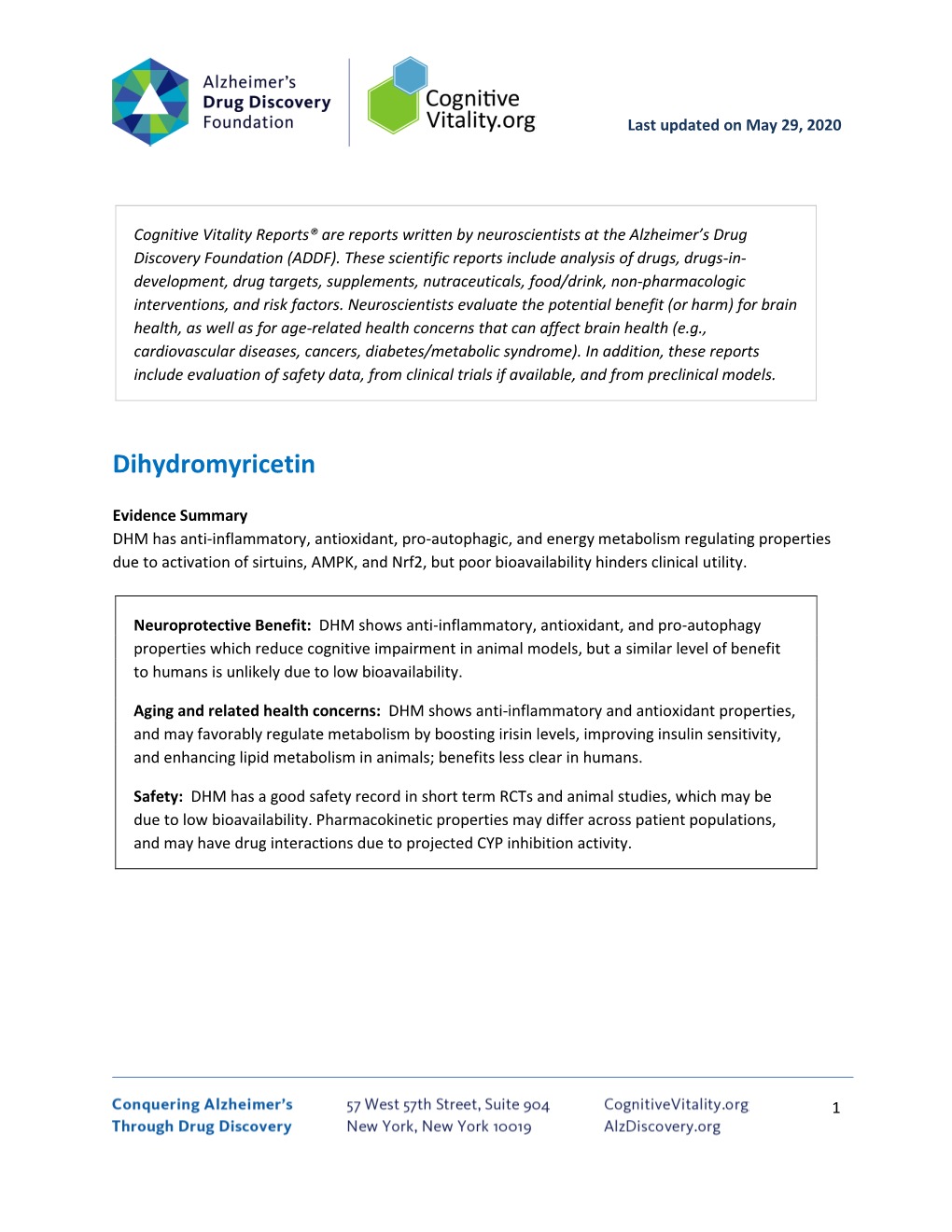 Dihydromyricetin