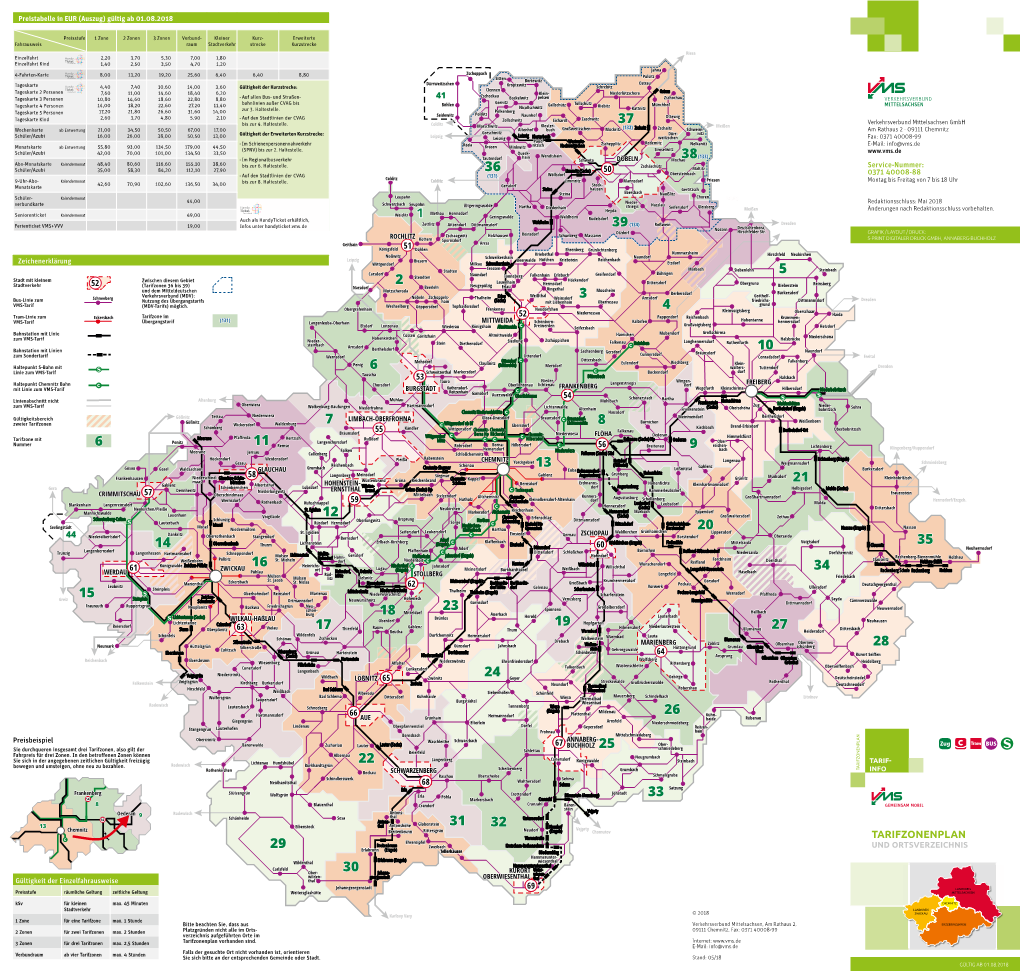 Tarifzonenplan