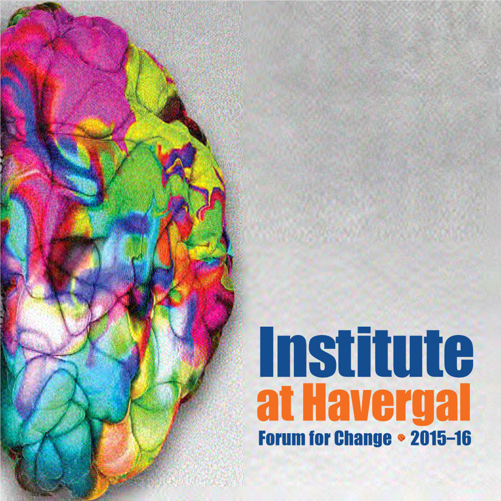 Institute at Havergal – Forum for Change