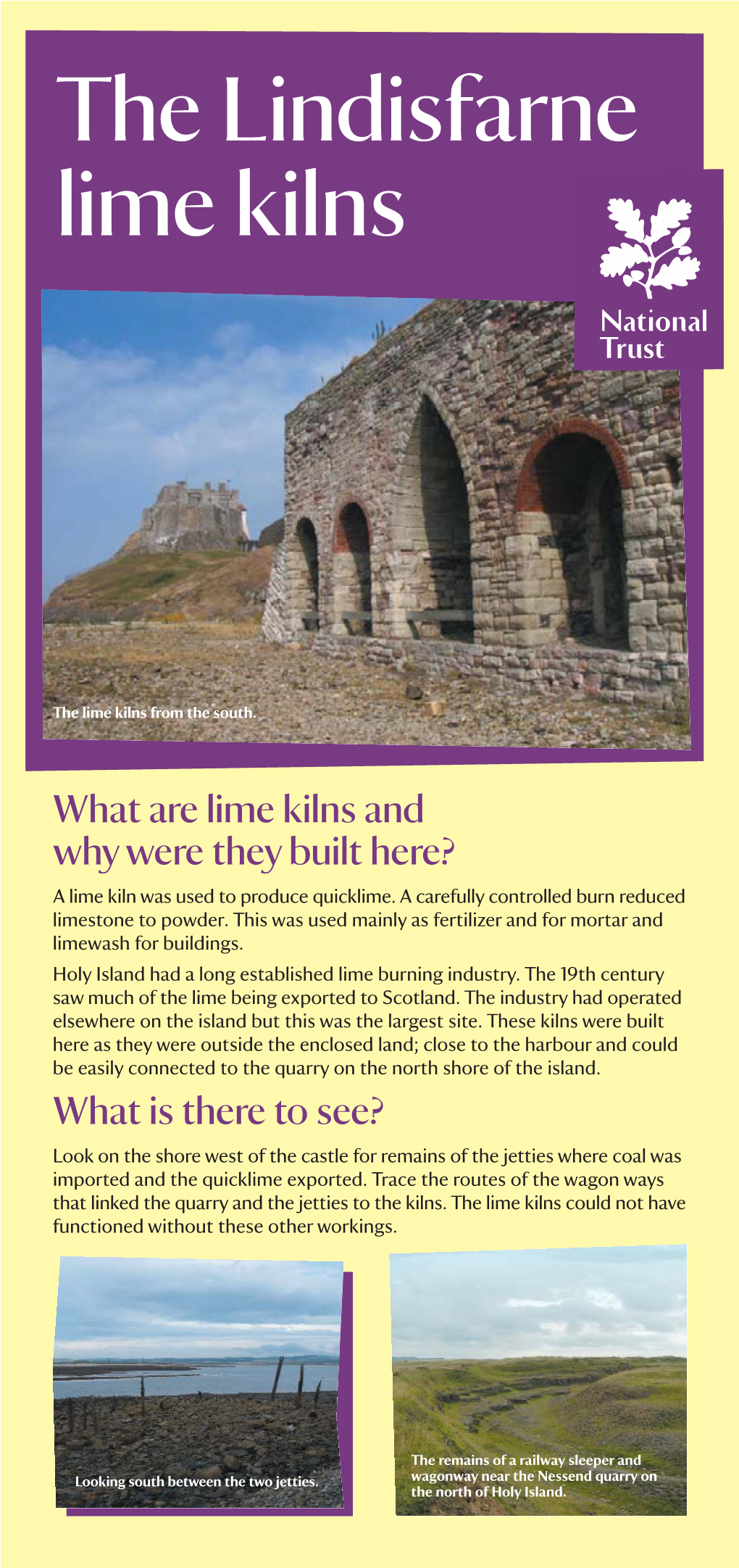 Download a Guide to the Castle Point Lime Kilns