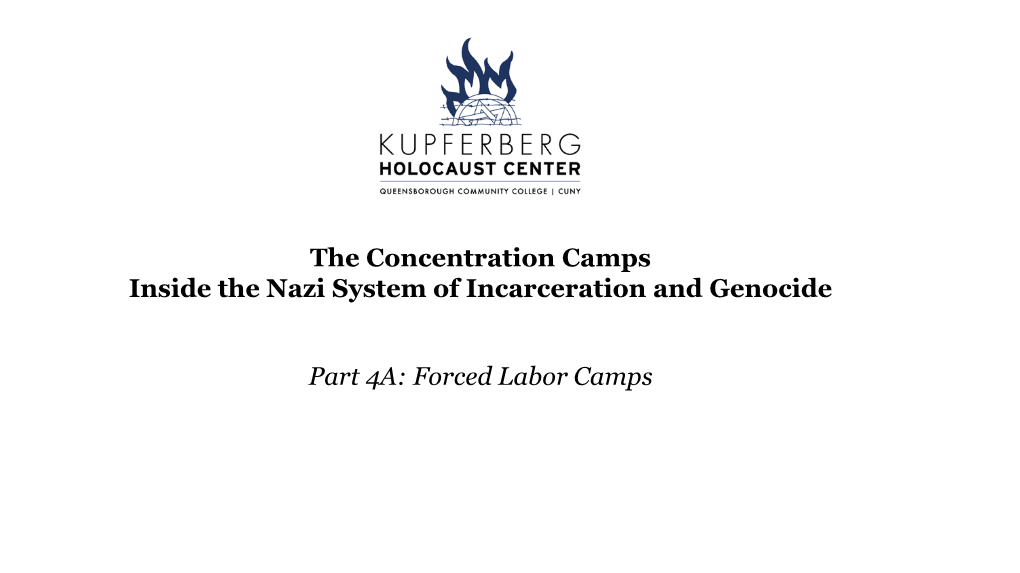 The Concentration Camps Inside the Nazi System of Incarceration and Genocide