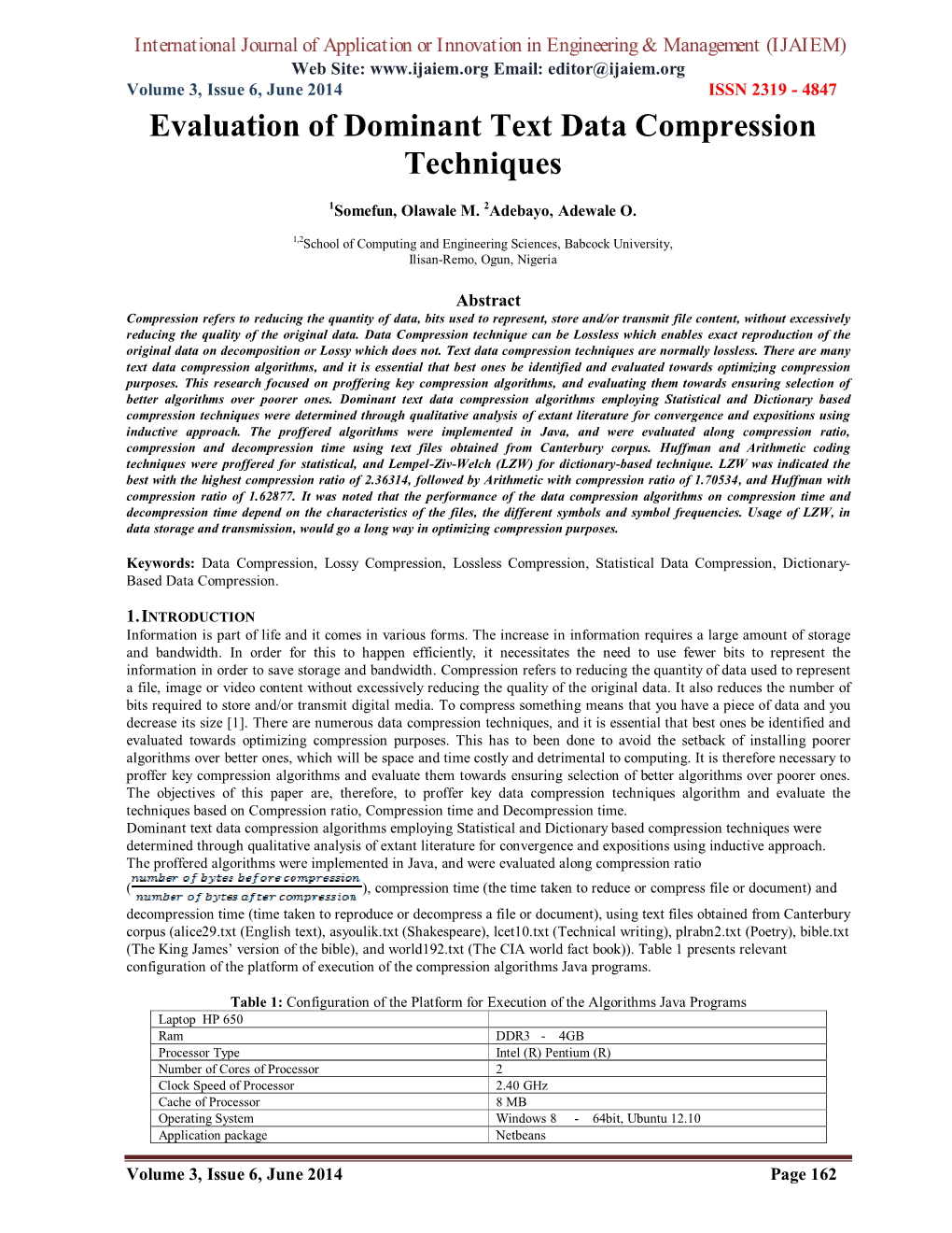 Evaluation of Dominant Text Data Compression Techniques