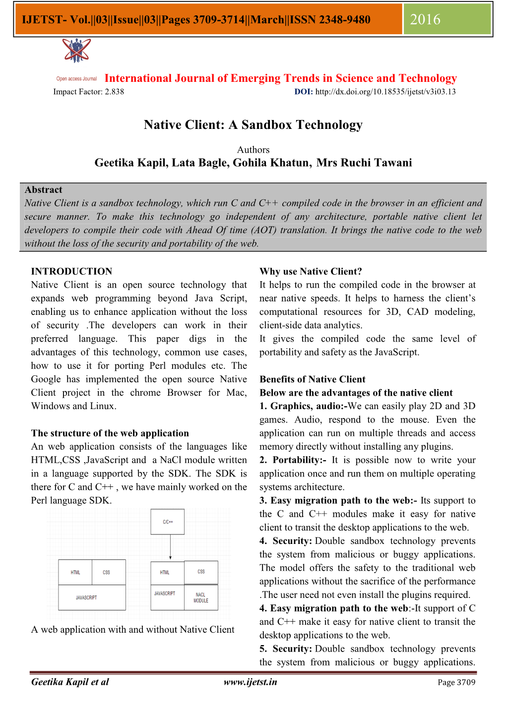 Native Client: a Sandbox Technology