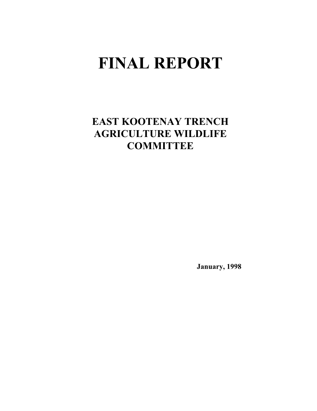 Final Report