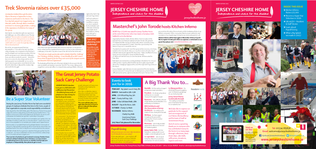 PDF: JCH Newsletter 2015 2016