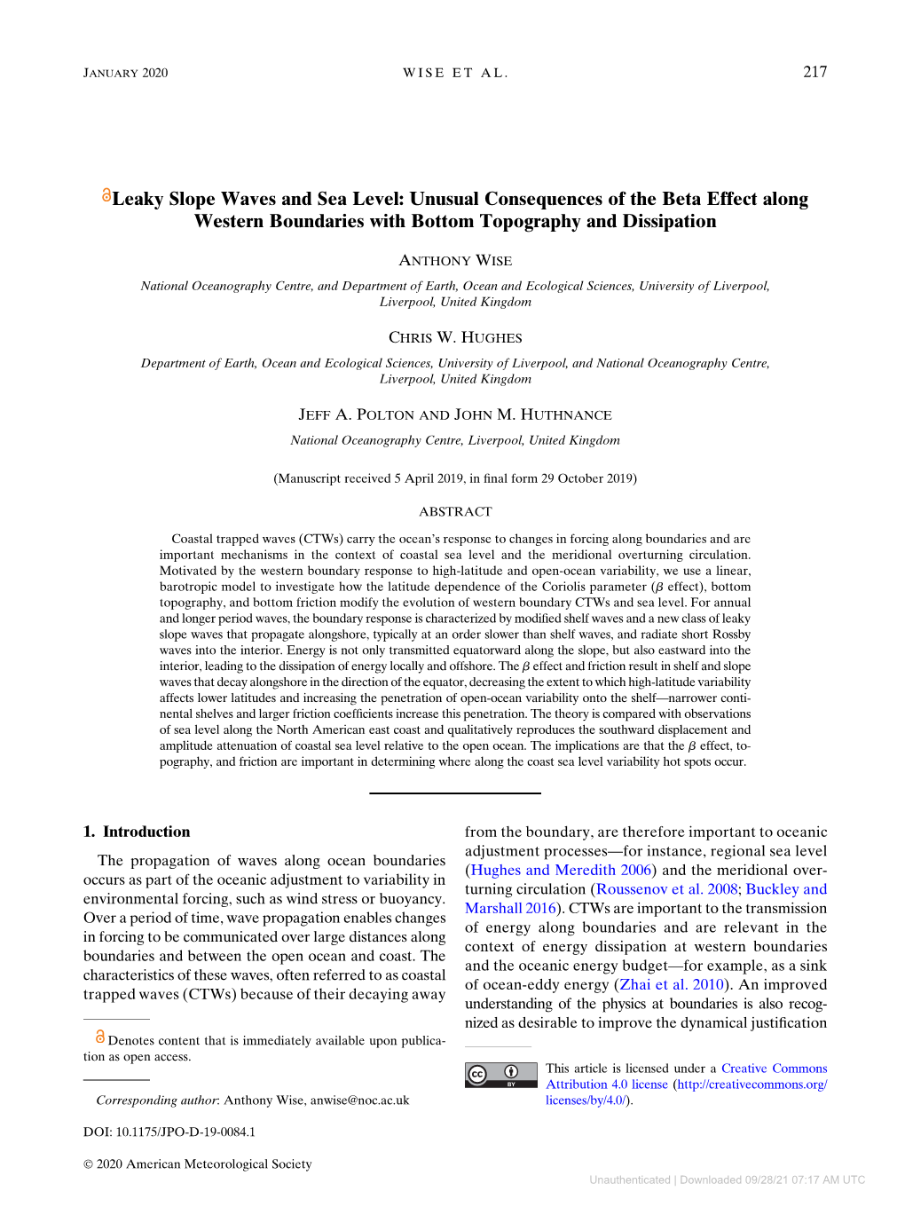 Leaky Slope Waves and Sea Level: Unusual Consequences of the Beta Effect Along Western Boundaries with Bottom Topography and Dissipation