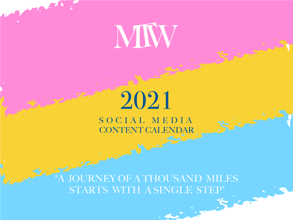MTW Social Calendar 2021