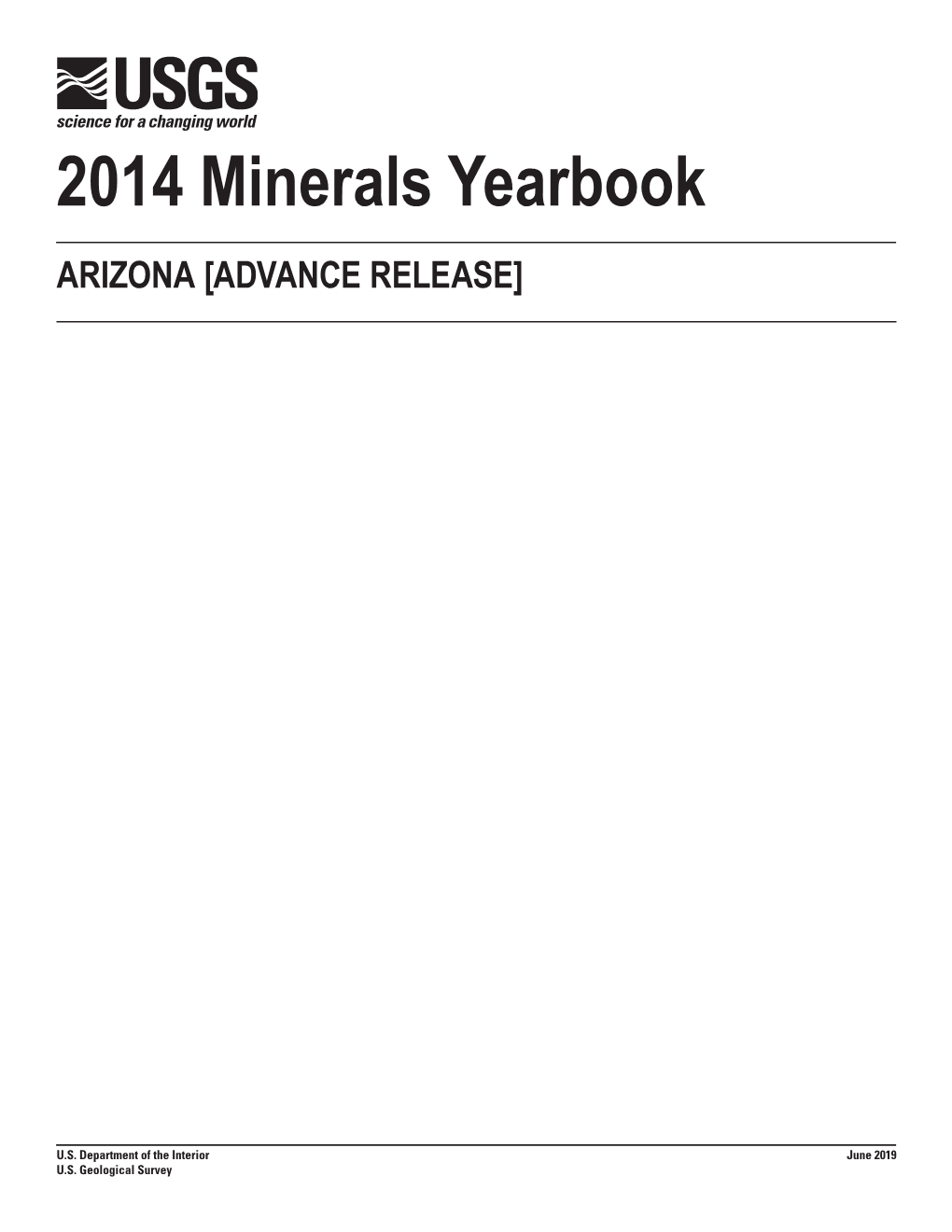 The Mineral Industry of Arizona in 2014