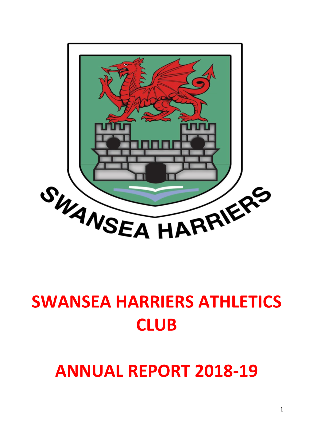Swansea Harriers Athletics Club Annual Report 2018-19