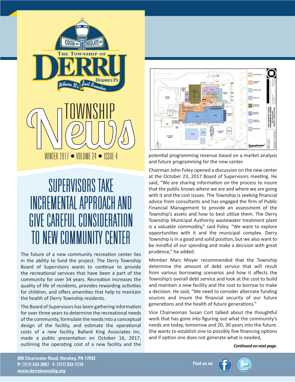 Derry Township Winter Newsletter