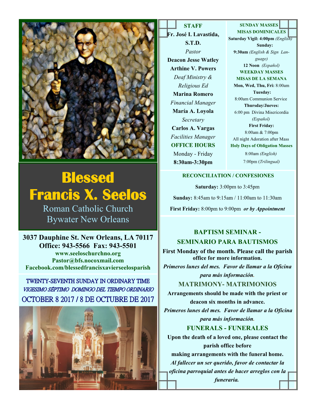 Blessed Francis X. Seelos