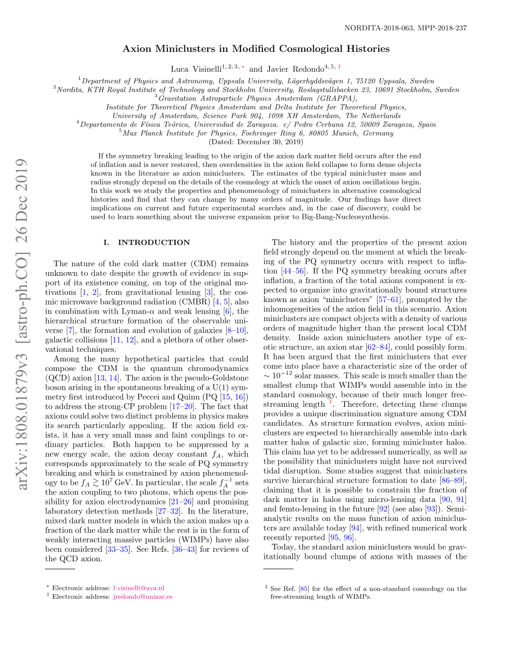 Arxiv:1808.01879V3 [Astro-Ph.CO] 26 Dec 2019