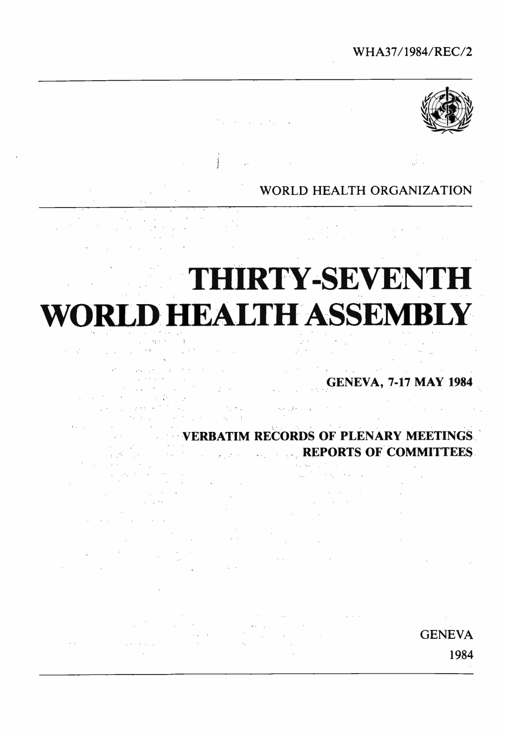 World Health Assembly