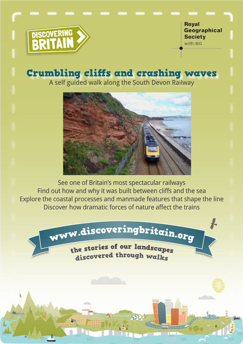 Crumbling Cliffs and Crashing Waves a Self Guided Walk Along the South Devon Railway