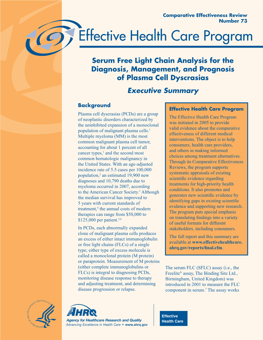 Plasma-Cell-Dyscrasias-Sflc-Assay Executive