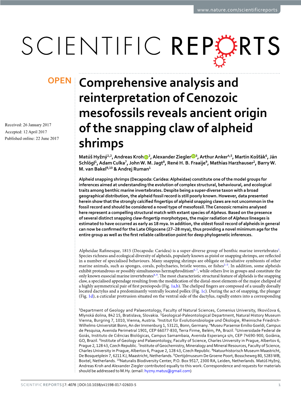 Comprehensive Analysis and Reinterpretation of Cenozoic