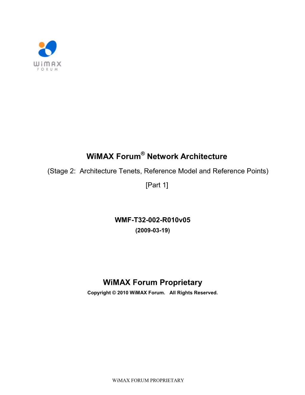 Network Architecture – Stage 2 Part 1