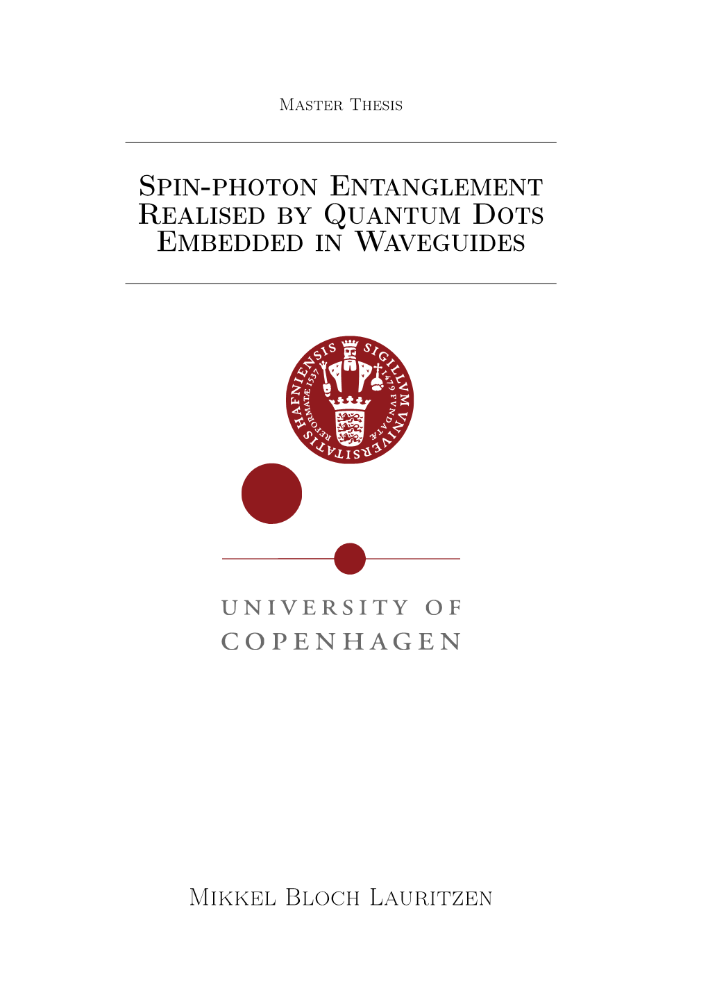 Spin-Photon Entanglement Realised by Quantum Dots Embedded in Waveguides