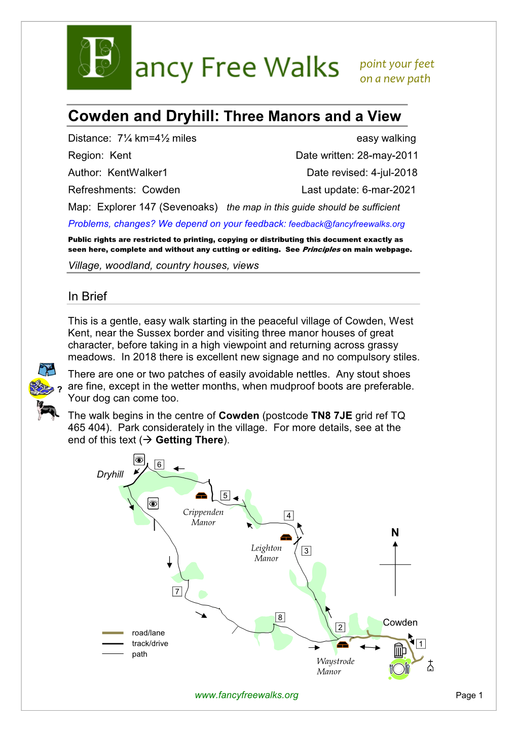 Cowden and Dryhill