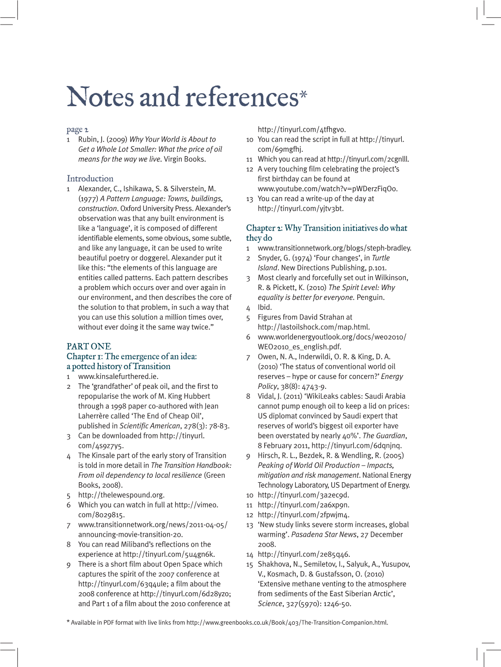 Transition Parts 1 & 2