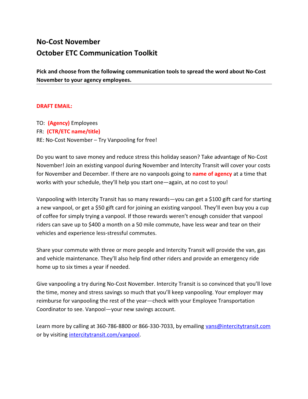 October ETC Communication Toolkit