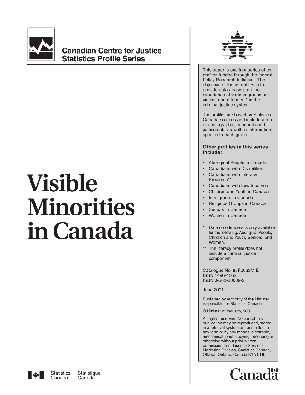 Visible Minorities in Canada