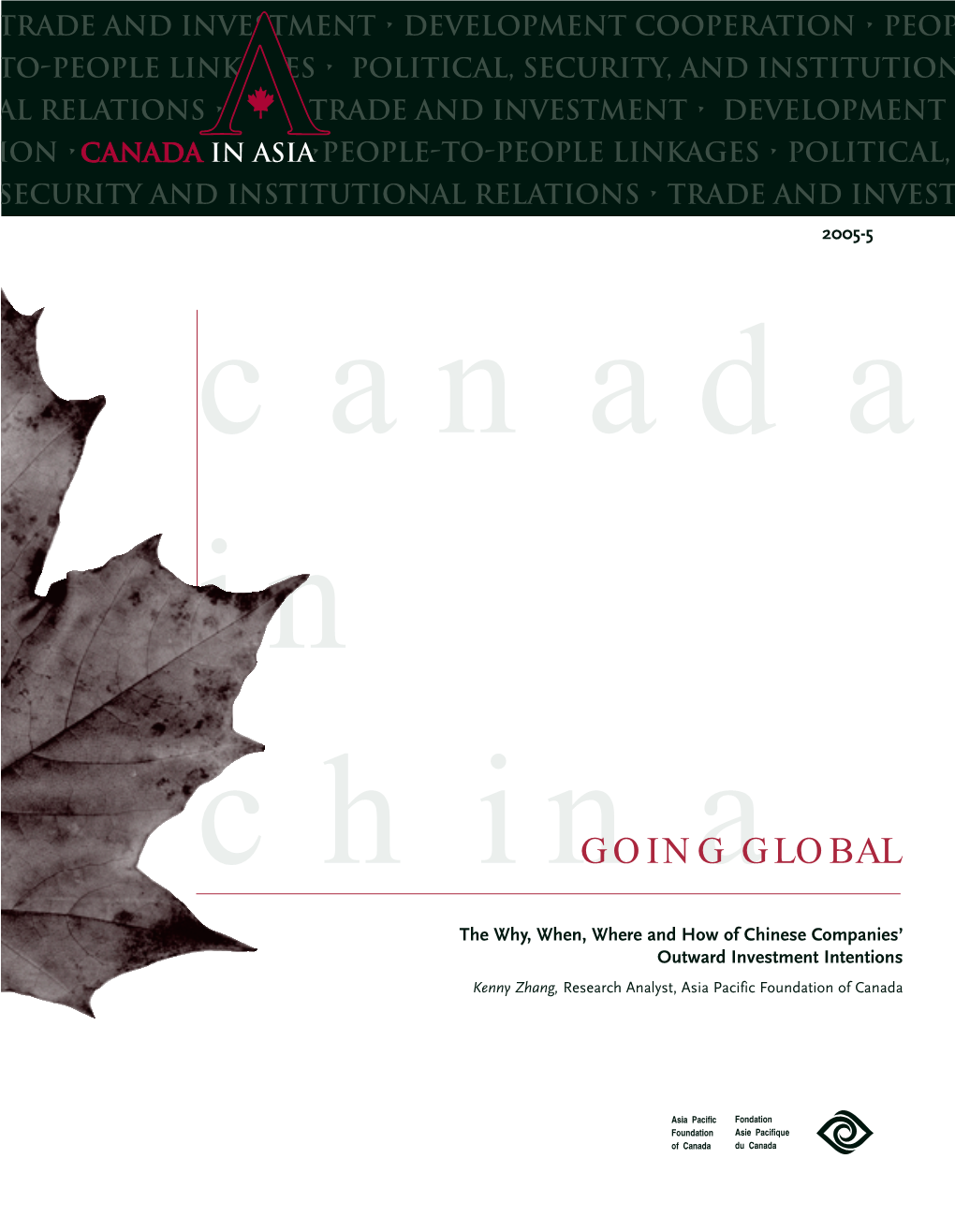 Canada in China GOING GLOBAL