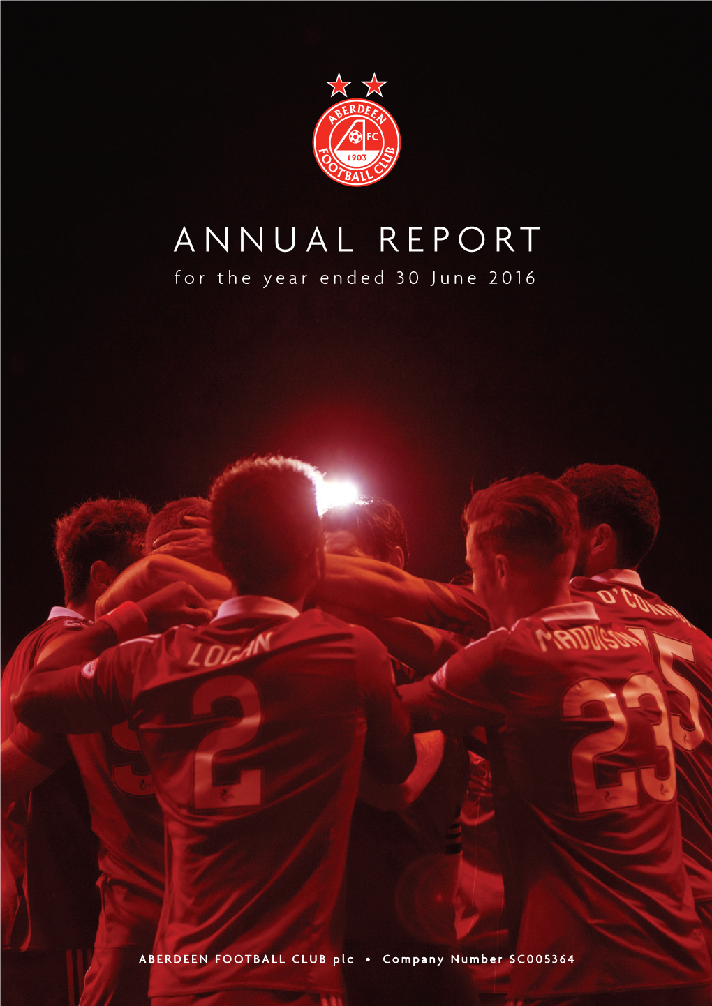 ANNUAL REPORT for the Year Ended 30 June 2016