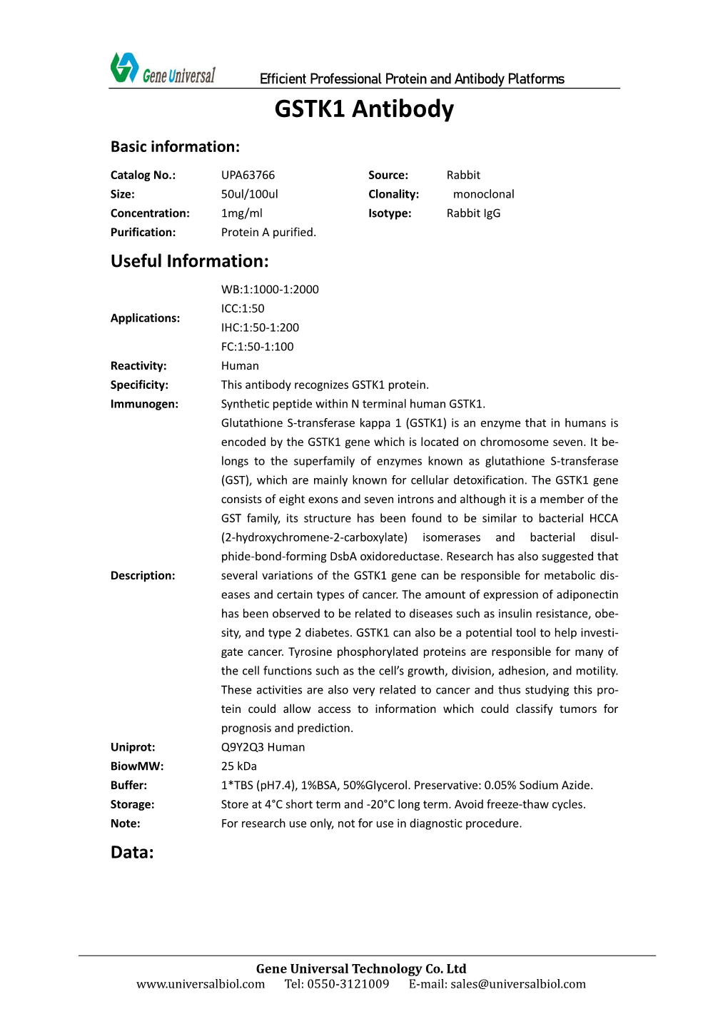 GSTK1 Antibody