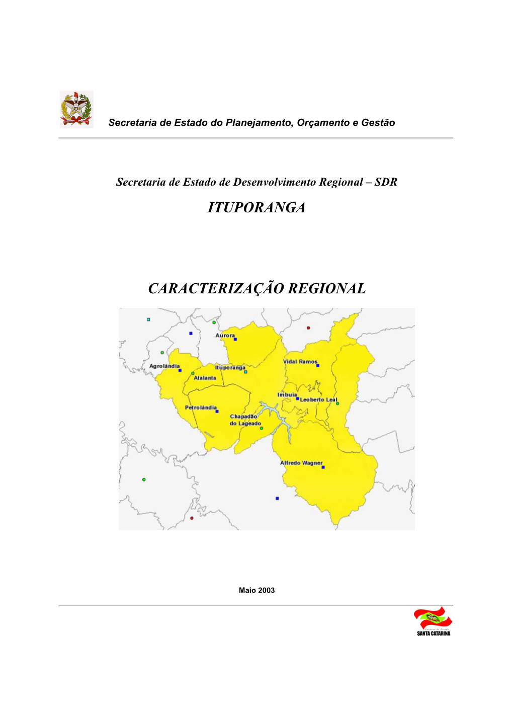 Ituporanga Caracterização Regional