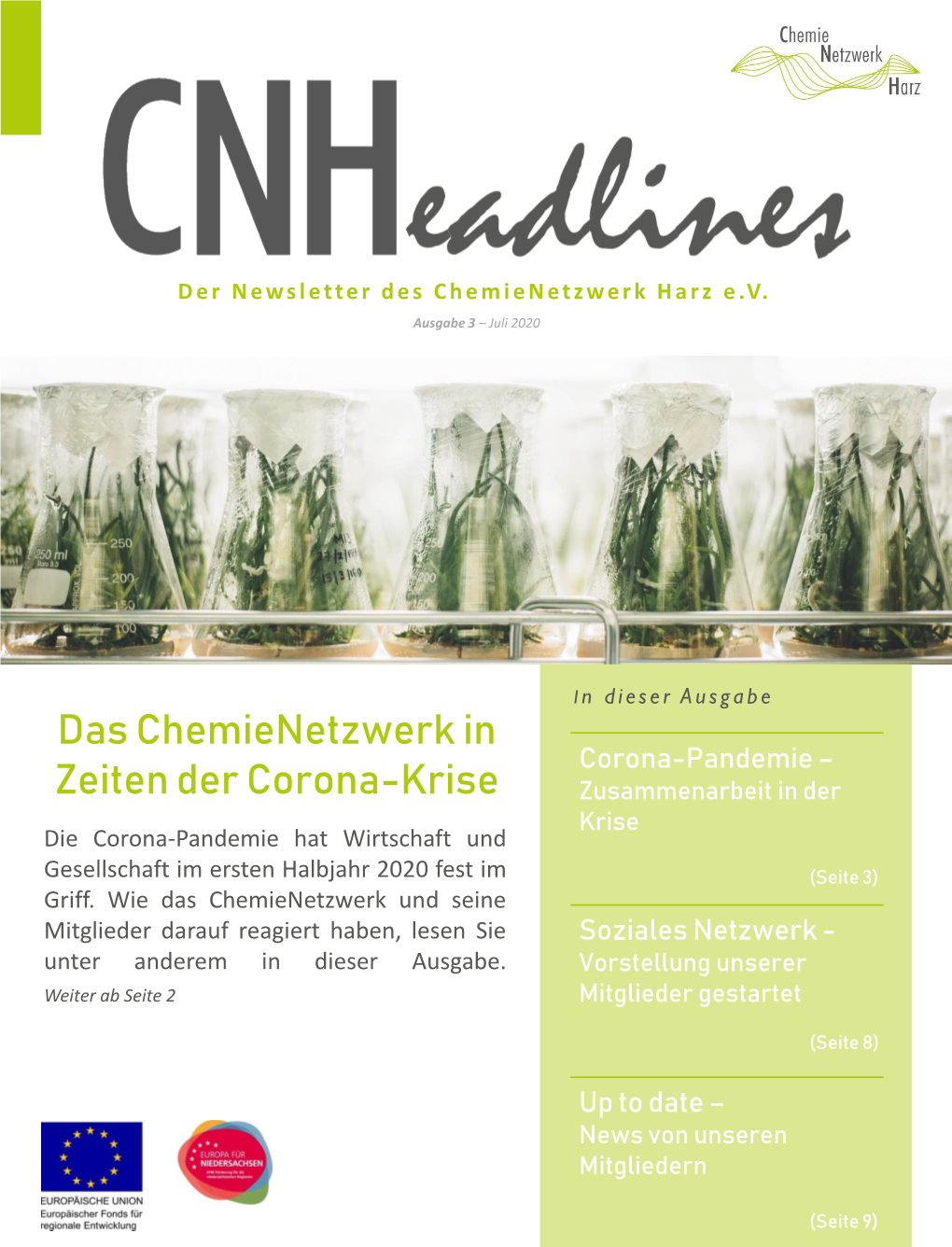 Das Chemienetzwerk in Zeiten Der Corona-Krise