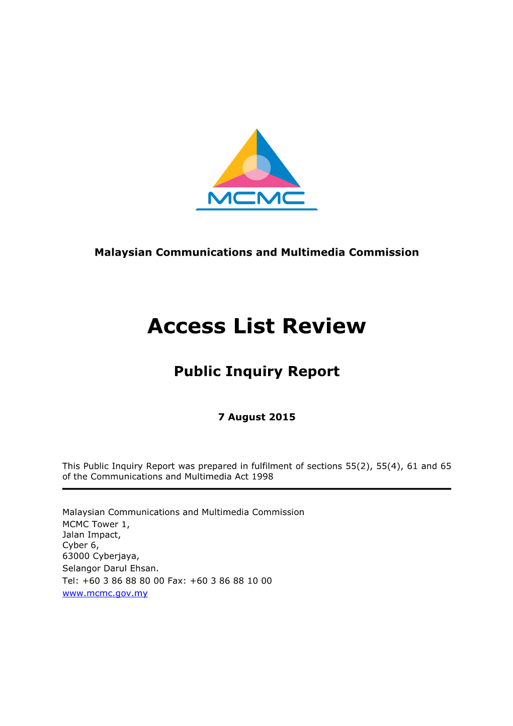Access List Review